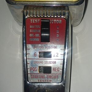 Vintage Starting Circuit Tester